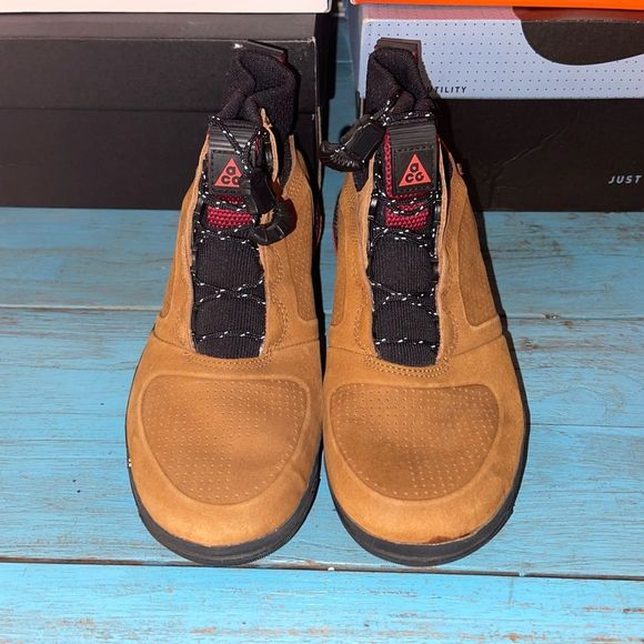 New Nike ACG Ruckel Ridge ‘Light British Tan’ Sneakers / Shoes AQ9333 226 - Picture 3 of 4